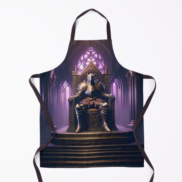Item preview, The Demon's Dark Soul – Warrior in Plate Armor on the Stone Throne #22 designed and sold by BeNiceOrDie.