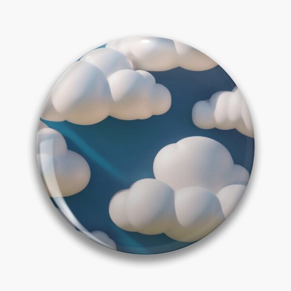Item preview, 3d Cartoon Clouds designed and sold by PatchPerfect.