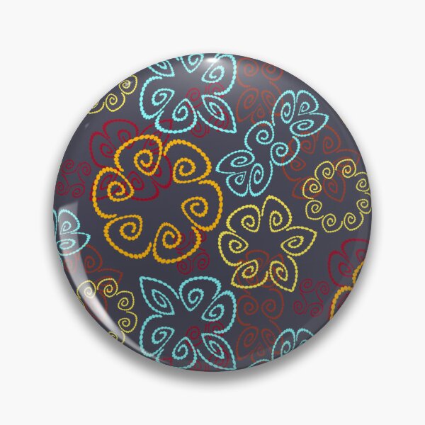 Item preview, Sunspot 3 on Dark Grey Half-drop Repeat 5748 designed and sold by Art in My Loft.