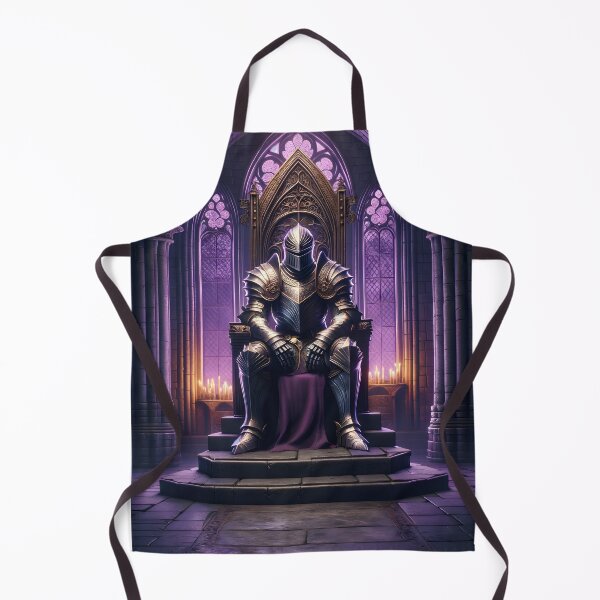 Item preview, The Demon's Dark Soul – Warrior in Plate Armor on the Stone Throne #23 designed and sold by BeNiceOrDie.