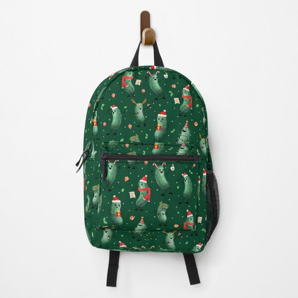 Item preview, Christmas Pickle Pattern on Dark Green designed and sold by littleclyde.