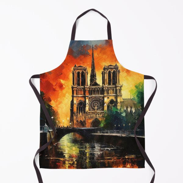 Artikelvorschau, Blick auf Notre-Dame de Paris bei Sonnenuntergang entworfen und verkauft von AM FineArtPrints.
