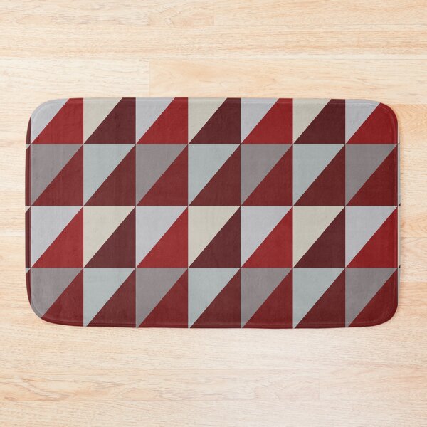 Item preview, Red and Grey Geometric Pattern  designed and sold by OneThreeSix.