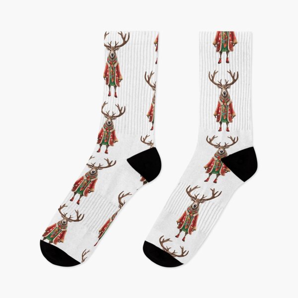Item preview, reindeer in Santa Claus costume designed and sold by etnia.