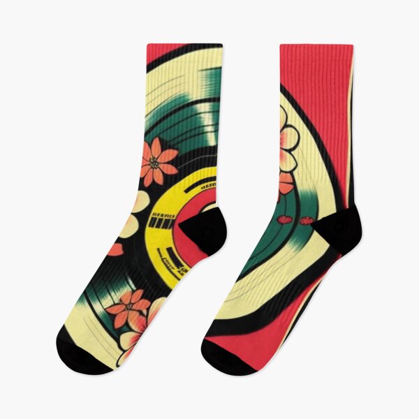 Item preview, Retro Vintage Flowers Pop Art Aesthetic Vinyl designed and sold by musicgeniusart.