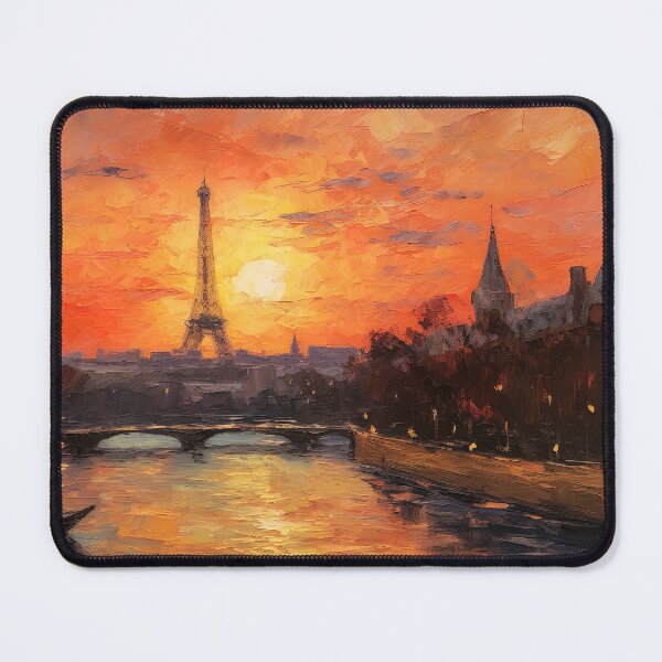 Item preview, Paris Sunset and the Tour Eiffel designed and sold by AM FineArtPrints.