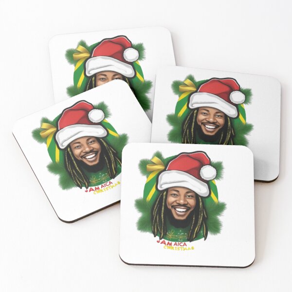 Item preview, Island Vibes Christmas: Jamaican Rasta Santa Tee designed and sold by Poetic4Passion.