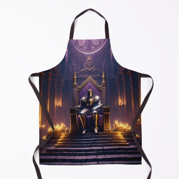 Item preview, The Demon's Dark Soul – Warrior in Plate Armor on the Stone Throne #28 designed and sold by BeNiceOrDie.