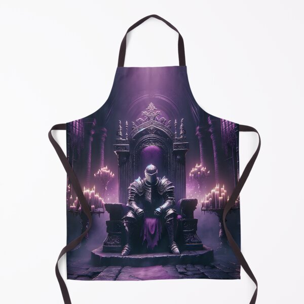 Item preview, The Demon's Dark Soul – Warrior in Plate Armor on the Stone Throne #29 designed and sold by BeNiceOrDie.