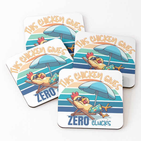 Item preview, This Chicken gives zero clucks. designed and sold by Fr0mtheMachine.