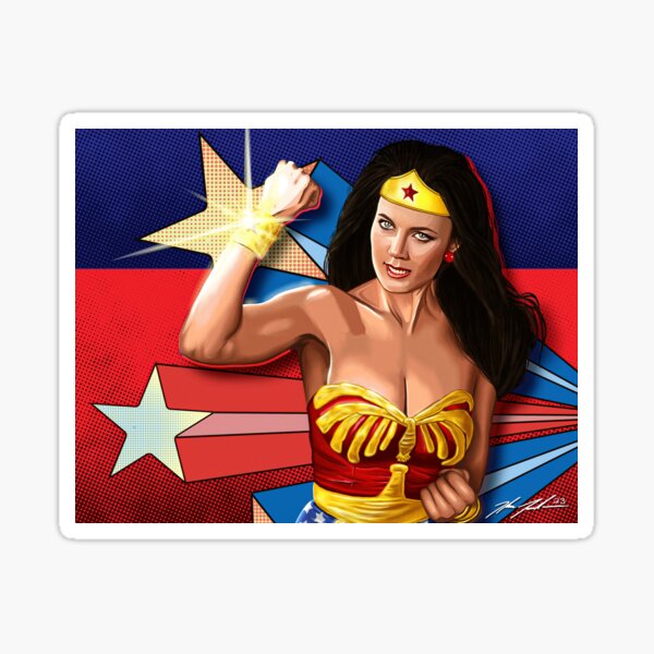 adesivi stickers wonder woman per auto