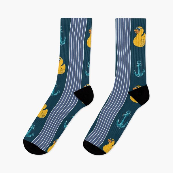 Item preview, Maritime design with rubber duck and anchor designed and sold by Stoffgiraffe.