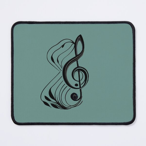 Item preview, A monochrome musical note creating rhythm and harmony designed and sold by NiRia Spot.