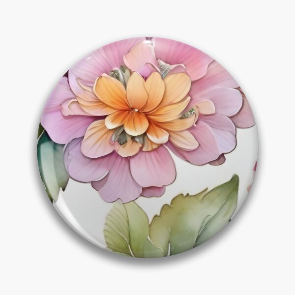 Item preview, Adorable Hand Painted Flower Pattern designed and sold by DigiDreamyArt.