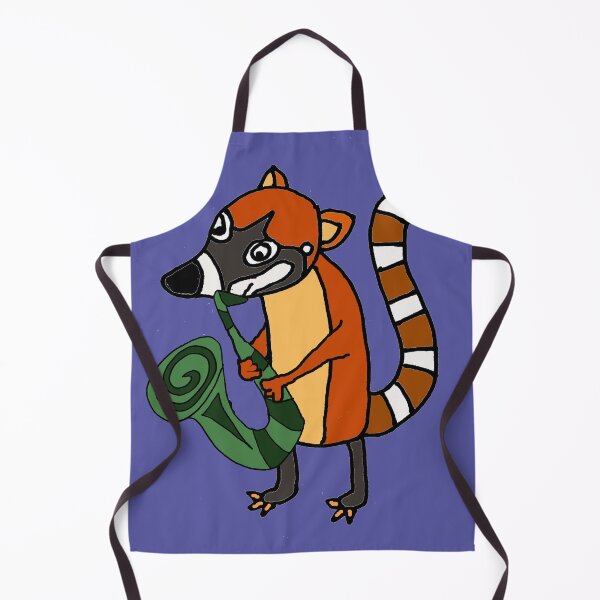 Item preview, Funny Coati Mundi Playing Saxophone Music designed and sold by Nature's Fancy.
