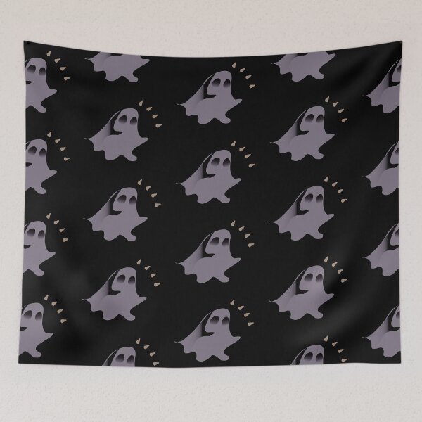 Item preview, Black small ghost walk everywhere designed and sold by Xieurabbit.