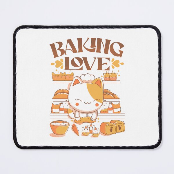 Item preview, Baking Love Kawaii Cat by Tobe Fonseca designed and sold by Tobe Fonseca®.