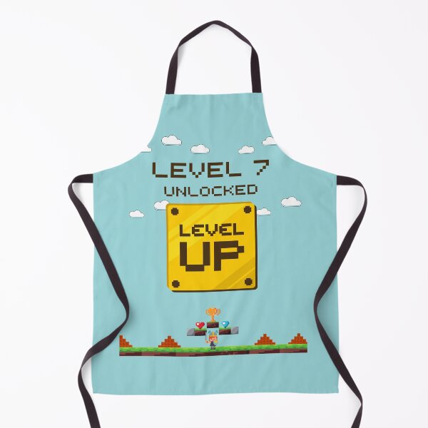 Item preview, level up unlocked birthday 7 years old designed and sold by Shadyfruit.