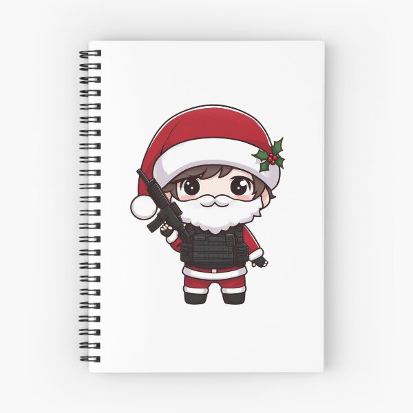 Item preview, Chibi santa in a tactical gear designed and sold by Wxjtecki.