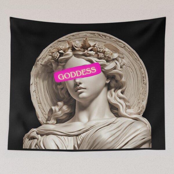 Item preview, Aphrodite Greek Goddess of Love and Beauty Quote designed and sold by TheLocoShop.