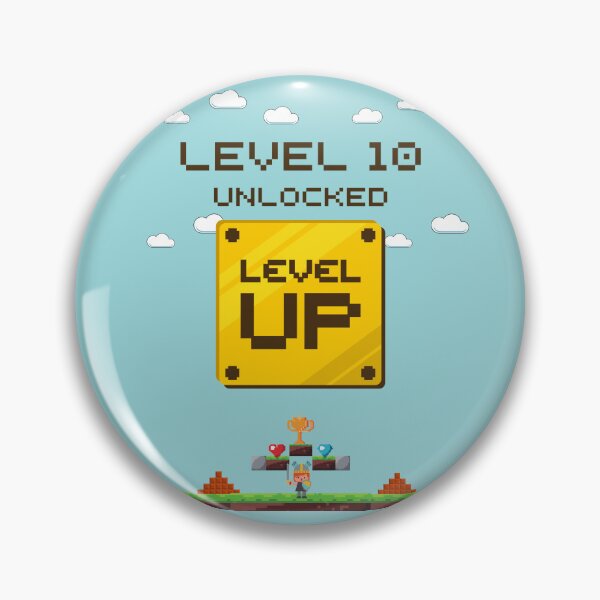 Item preview, level up unlocked birthday 10 years old designed and sold by Shadyfruit.