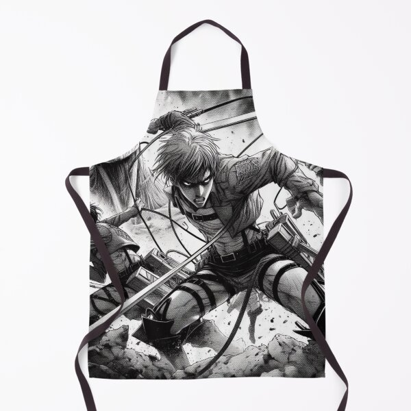 Item preview, Titan Black and White Fight designed and sold by AnimeRay.