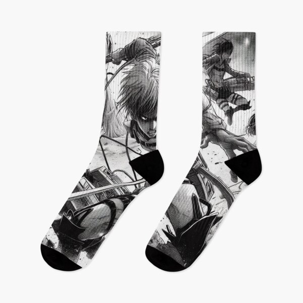 Item preview, Titan Black and White Fight designed and sold by AnimeRay.
