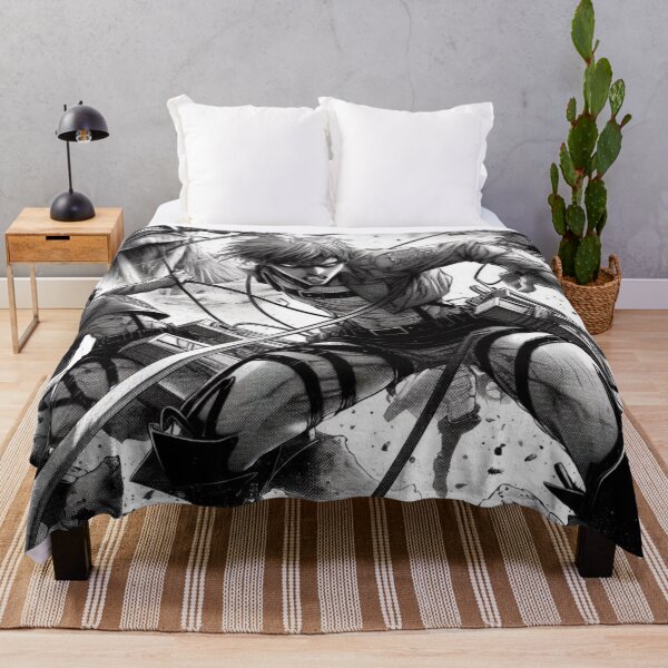 Item preview, Titan Black and White Fight designed and sold by AnimeRay.