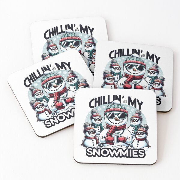 Item preview, Festive Snowmen Gathering - Chillin' With My Snowmies designed and sold by Bratak.