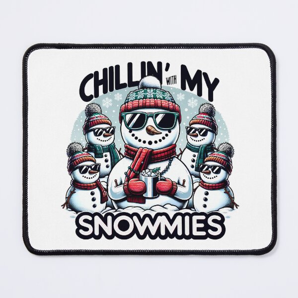 Item preview, Festive Snowmen Gathering - Chillin' With My Snowmies designed and sold by Bratak.