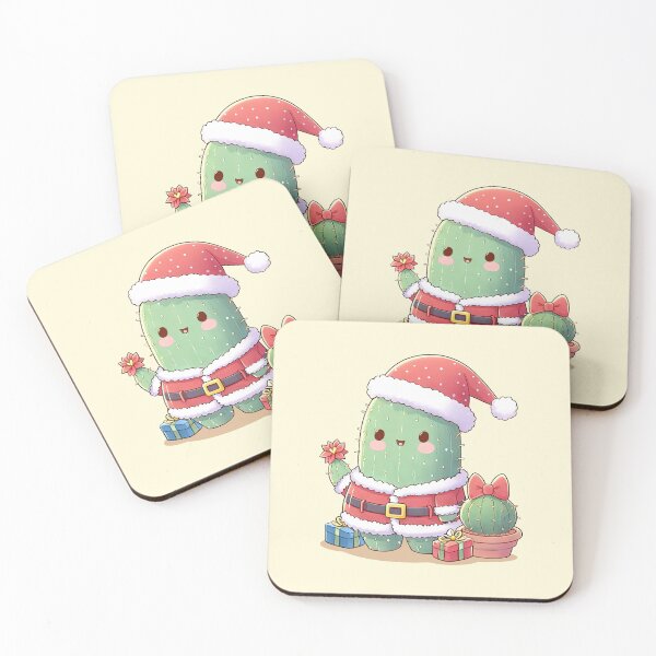 Item preview, Cute Christmas Cactus Santa designed and sold by KAI-Studio.