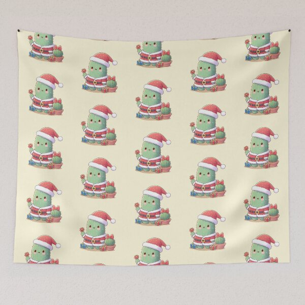 Item preview, Cute Christmas Cactus Santa designed and sold by KAI-Studio.