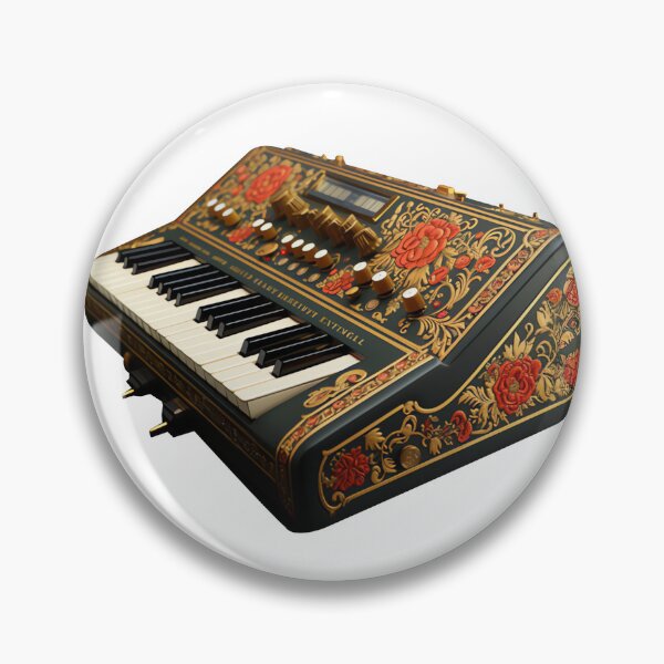 Item preview, Gold baroque synthesizer designed and sold by ivanmejia.