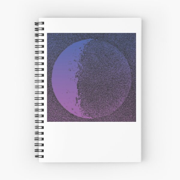 Item preview, Black Moon Shadow red violet-purple gradient on black designed and sold by mariahmcmo.
