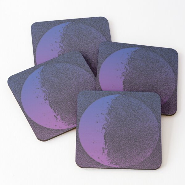 Item preview, Black Moon Shadow red violet-purple gradient on black designed and sold by mariahmcmo.