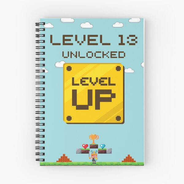 Item preview, level up unlocked birthday 13 years old designed and sold by Shadyfruit.