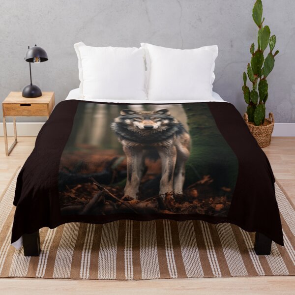 Item preview, lobo en el bosque designed and sold by AIArtArchitect.