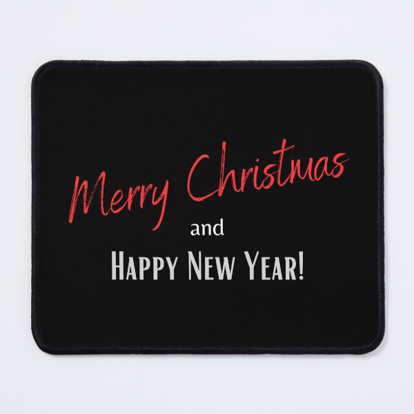 Item preview, Merry Christmas and Happy New Year Typography Design - Festive Holiday Greeting Art designed and sold by Gayan-Art.