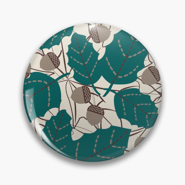 Item preview, Forest floor in autumn on warm panna cotta white designed and sold by Anne-Leue.