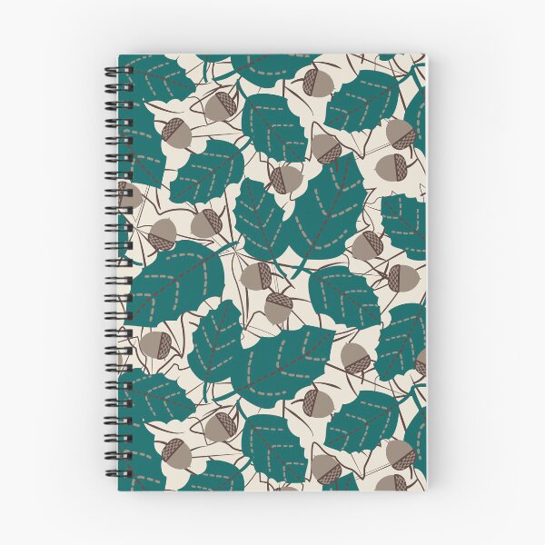 Item preview, Forest floor in autumn on warm panna cotta white designed and sold by Anne-Leue.