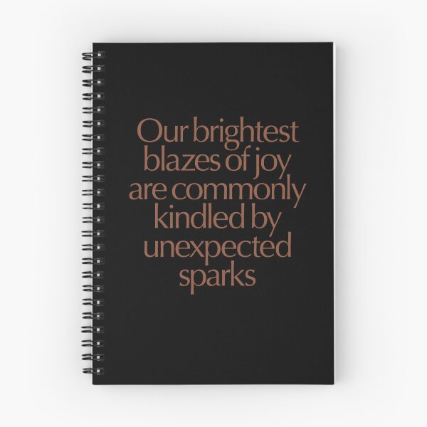 Item preview, Our brightest blazes of joy are commonly kindled by unexpected sparks #2 v.6 designed and sold by x1brett.