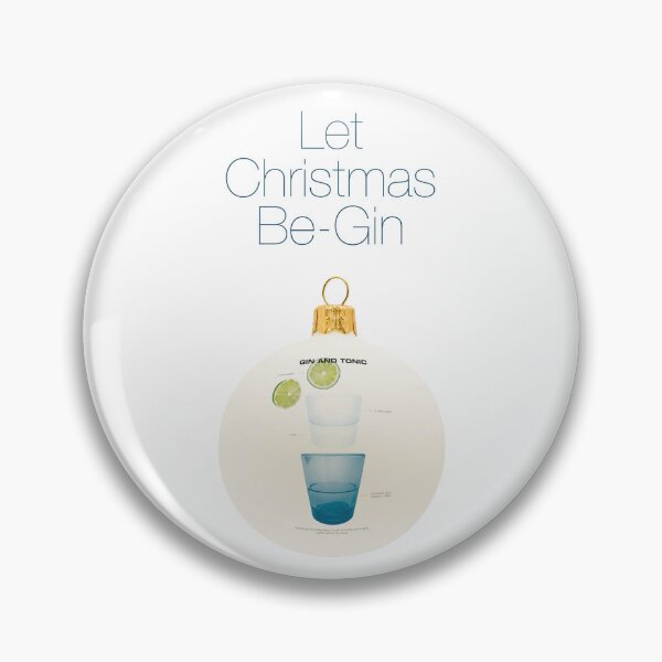 Item preview, Let Christmas Be-Gin designed and sold by MadeClose.