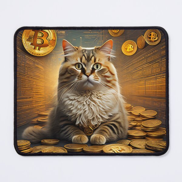 Item preview, Crypto Cat, Cat Crypto Millionaire, BTC Bitcoin Black Investor Bitcoin Trader Shirt Bitcoin Mining and Future bitcoin billionaire AI designed and sold by Common Truth.