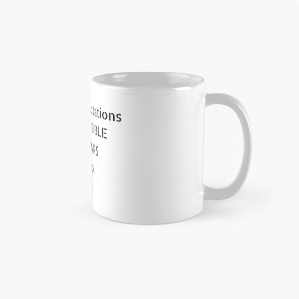 Item preview, Impossible expectations designed and sold by SICK-Store.
