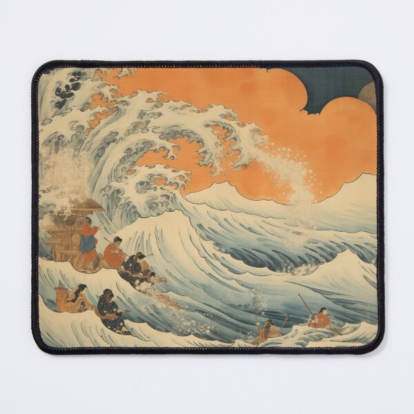 Item preview, Gran ola de Kanagawa: el icónico Edo de Hokusai Lámina artística designed and sold by NeeoArt.
