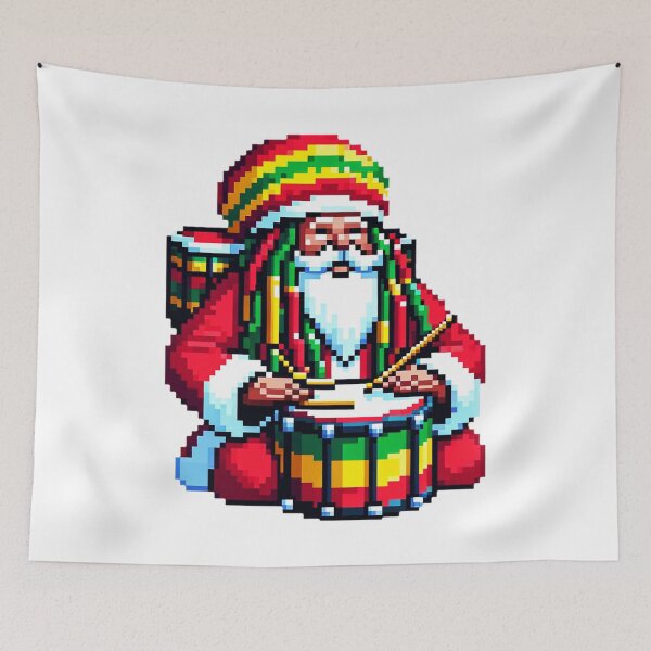 Item preview, Santa's Reggae Rhythm designed and sold by PixelPunkster.