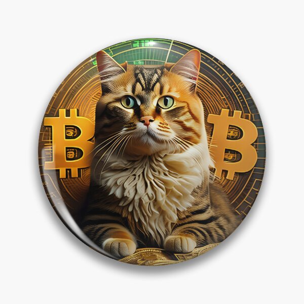 Item preview, Crypto Cat, Cat Crypto Millionaire, BTC Bitcoin Black Investor Bitcoin Trader Shirt Bitcoin Mining and Future bitcoin billionaire AI designed and sold by Common Truth.