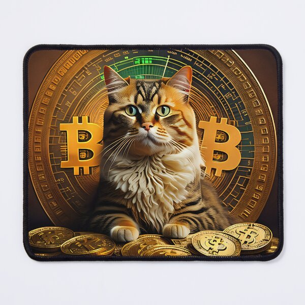 Item preview, Crypto Cat, Cat Crypto Millionaire, BTC Bitcoin Black Investor Bitcoin Trader Shirt Bitcoin Mining and Future bitcoin billionaire AI designed and sold by Common Truth.