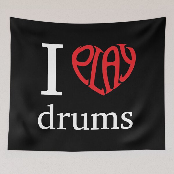 Item preview, I Play Drums designed and sold by Amarentia.
