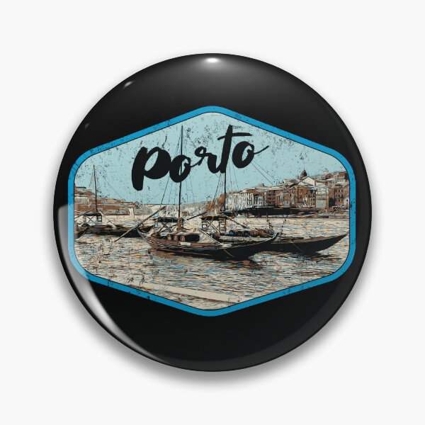 Artikelvorschau, Reflexionen der Skyline von Porto: Illustration des Flusses Douro entworfen und verkauft von Lemomo-artworks.